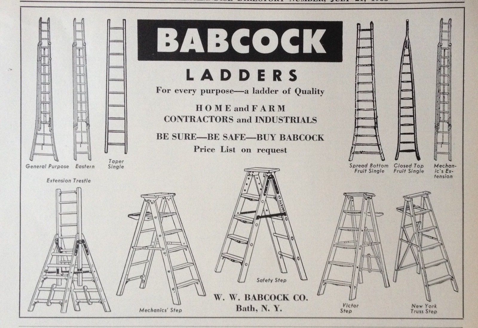 Strong Wood Ladders
